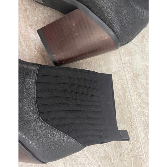 New! Kelsi Dagger sock black leather Booties sz 8 NWT - Picture 9 of 13